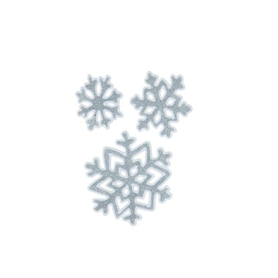 25cm Snowflake Window Sticker Assorted Designs