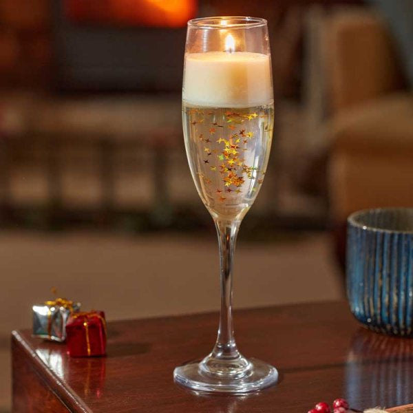 Three Kings Sante bubbling candle flute