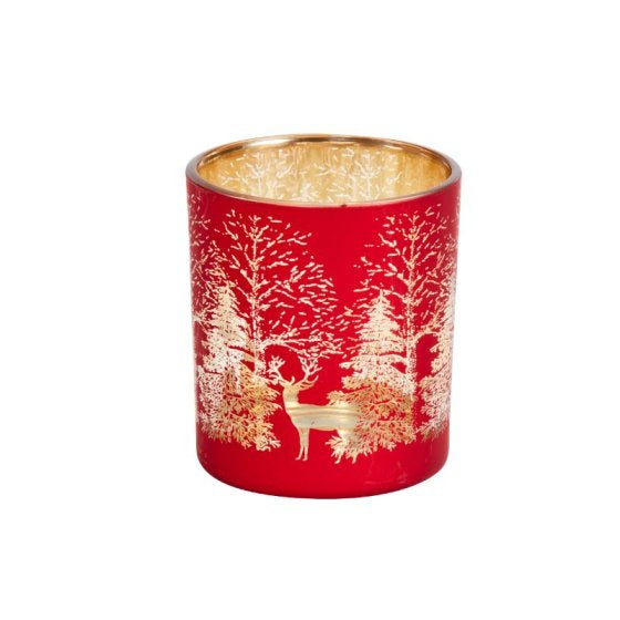 Wonderland Tea Light Holder - Ruby