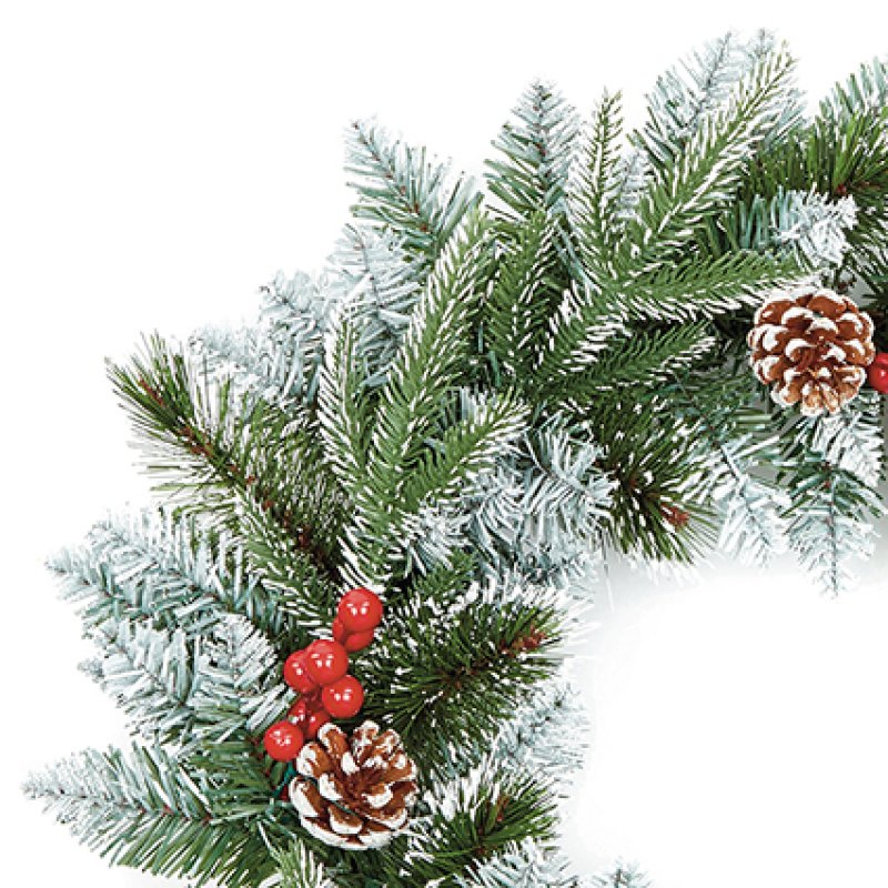 Premier 50Cm New Jersey Spruce Artificial Christmas Wreath