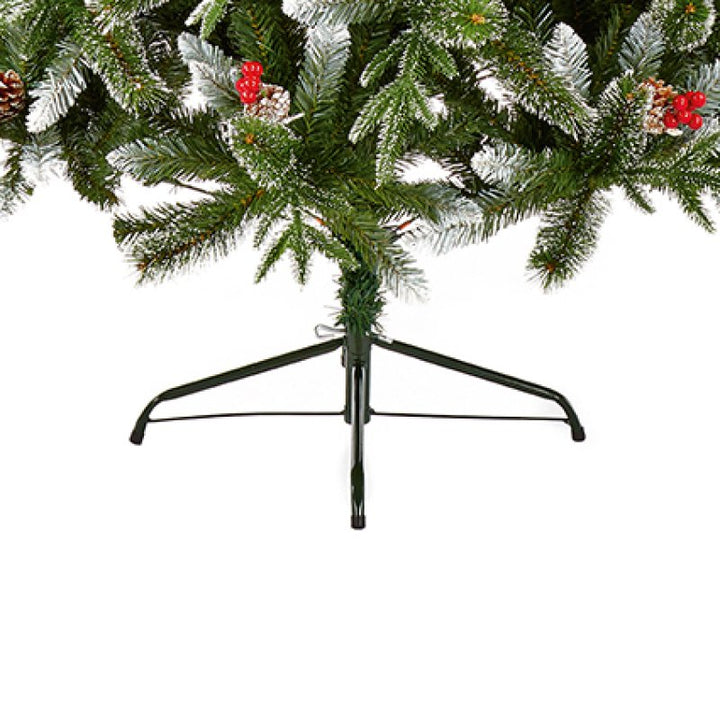 Premier New Jersey Spruce 1.8m Xmas Tree with Cones &amp; Berries