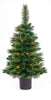 Premier Christmas Door Set 2 x 90cm Trees, 60cm Wreath & 2.7m Garland Cashmere Tip