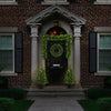 Premier Pre-Lit Christmas Door Set 2 x 90cm Trees, 60cm Wreath & 2.7m Garland Warm White