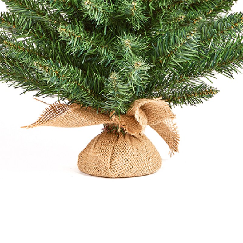 Premier 60cm Green Burlap Table Tree