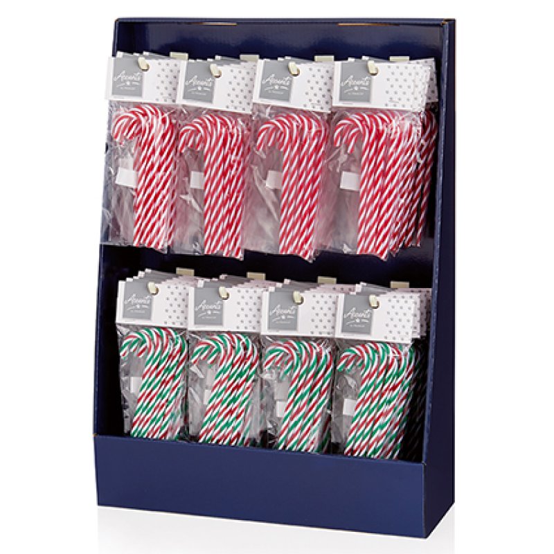 Premier 14.5cm Candy Canes Set of 6 Assorted