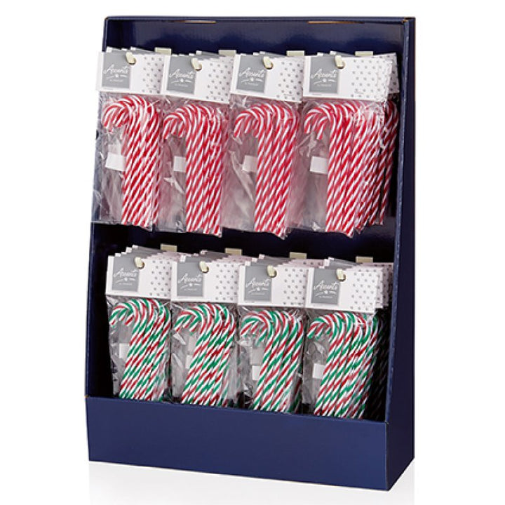 Premier 14.5cm Candy Canes Set of 6 Assorted