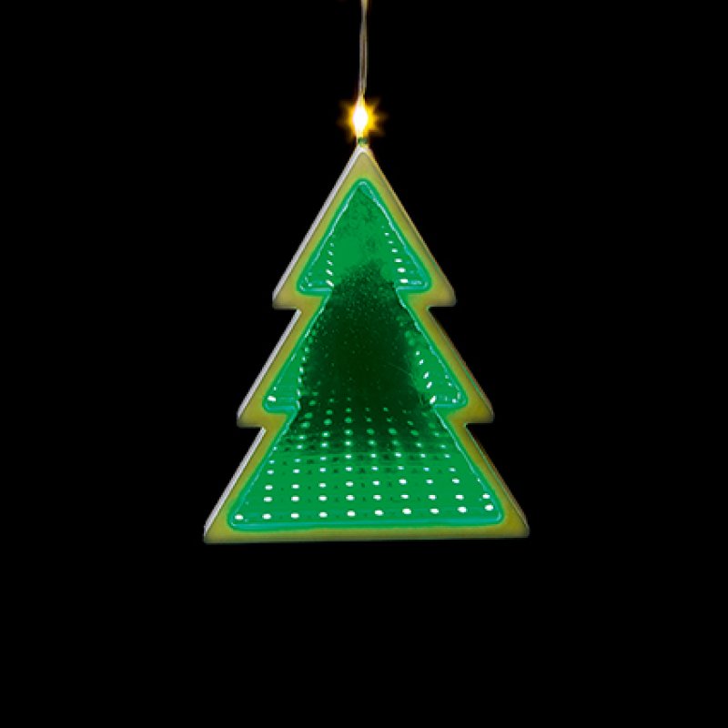 Premier 1.2 x 1.2m Multi-Action Infinity Trees V Curtain Light 501 Warm White/Green LEDs