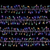Premier 5.5m Multi-Action UltraBrights Door Garland Lights 800 Multi Colour LEDs with Timer