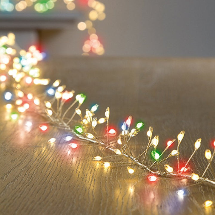 Premier 5.5m Multi-Action UltraBrights Door Garland Lights 800 Multi Colour LEDs with Timer