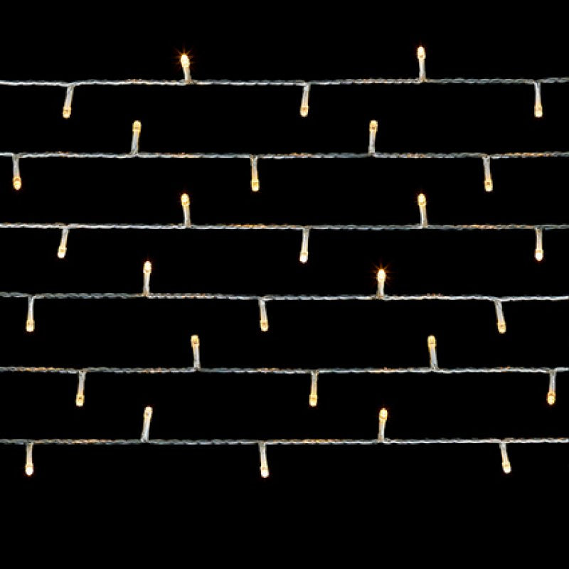 Premier 200 Multi-Action LED SupaBrights Clear Cable with Timer Warm White
