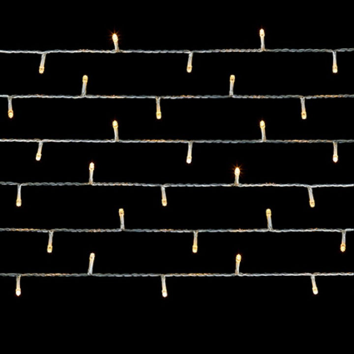 Premier 200 Multi-Action LED SupaBrights Clear Cable with Timer Warm White