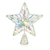 Premier Silver Metallic Effect Battery Operated Star Christmas tree topper