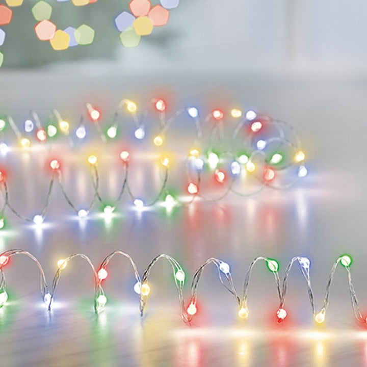 Premier Ultra Brights Battery Operated Pin Wire Lights 20s Multi