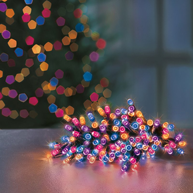Premier 24 Multi-Action Battery Operated Time Lights Rainbow