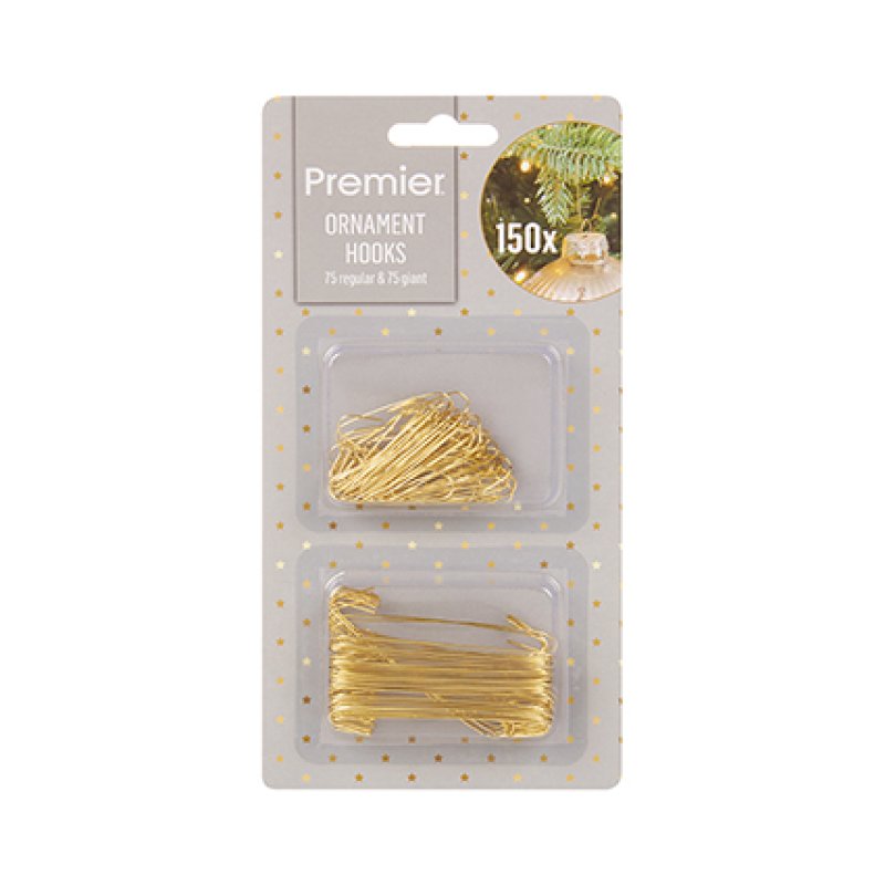 Premier 150 Metal Hooks (75 Standard &amp; 75 Large)