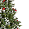 Premier New Jersey Spruce 1.5m Xmas Tree with Cones & Berries
