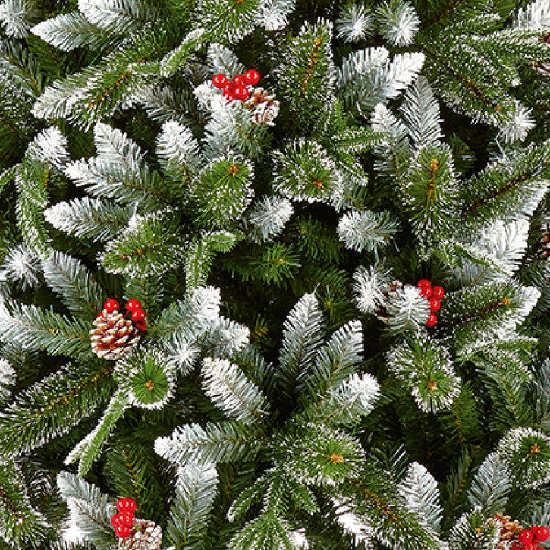 Premier New Jersey Spruce 1.5m Xmas Tree with Cones &amp; Berries