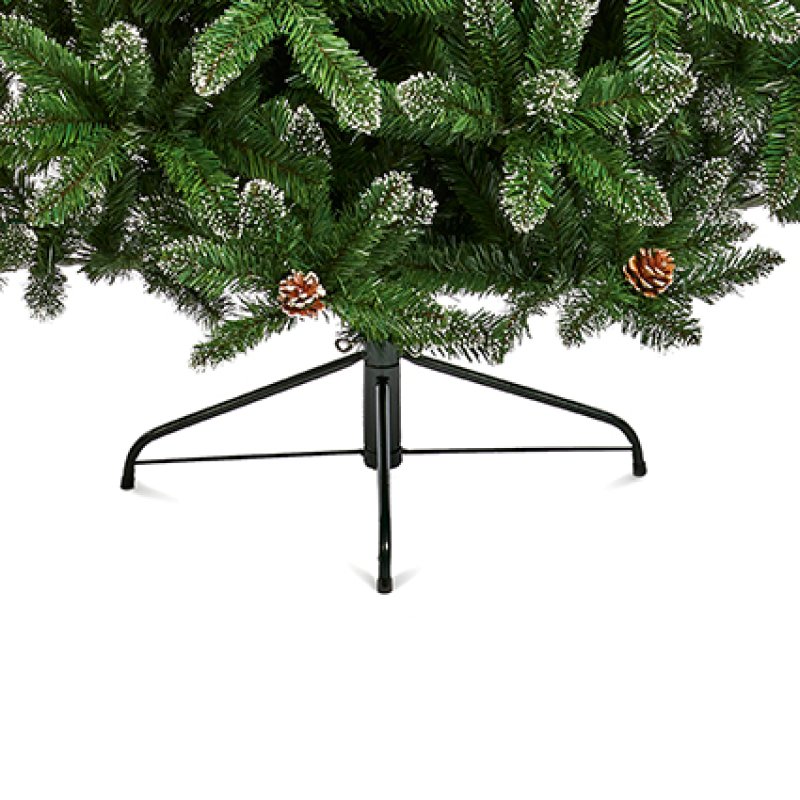 Premier Rocky Mountain Pine 1.5m Xmas Tree with Snow Tipped Cones