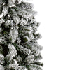 Premier Slim Spruce Flocked 2m Xmas Tree