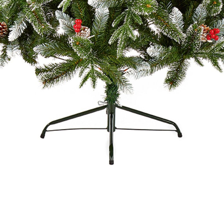 Premier New Jersey Spruce 2.1m Xmas Tree with Cones &amp; Berries