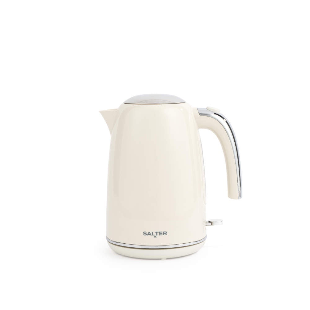 salter Retro Cream 1.7L Kettle - Plastic