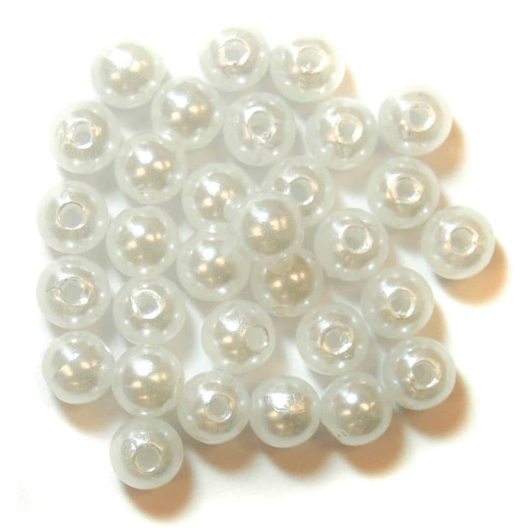 Beads: Pearl: 6mm: Pearl: 20
