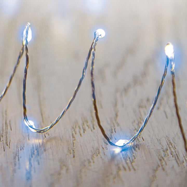 Premier Ultra Brights Battery Operated Pin Wire Lights 20s White