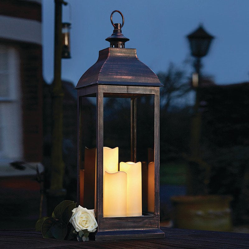 Three Kings Giant Copper Battery Lantern