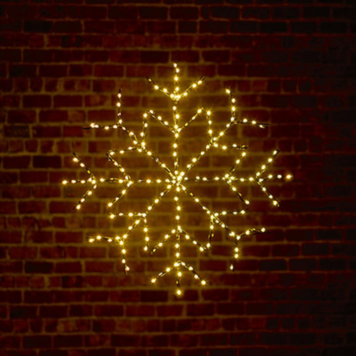 Premier 61cm Twinkling FlexiBrights Snowflake With 196 LEDs