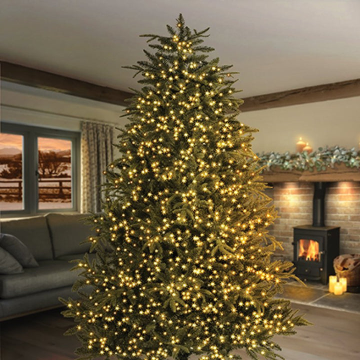 Premier Multi-Action Treebright LED Lights with Timer 1000s Warm White