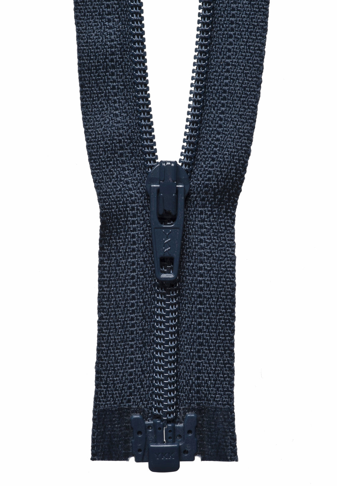 Light-Weight Open End Zip: 41cm: Dark Navy