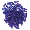 Beads: Bugle: Purple: 8g
