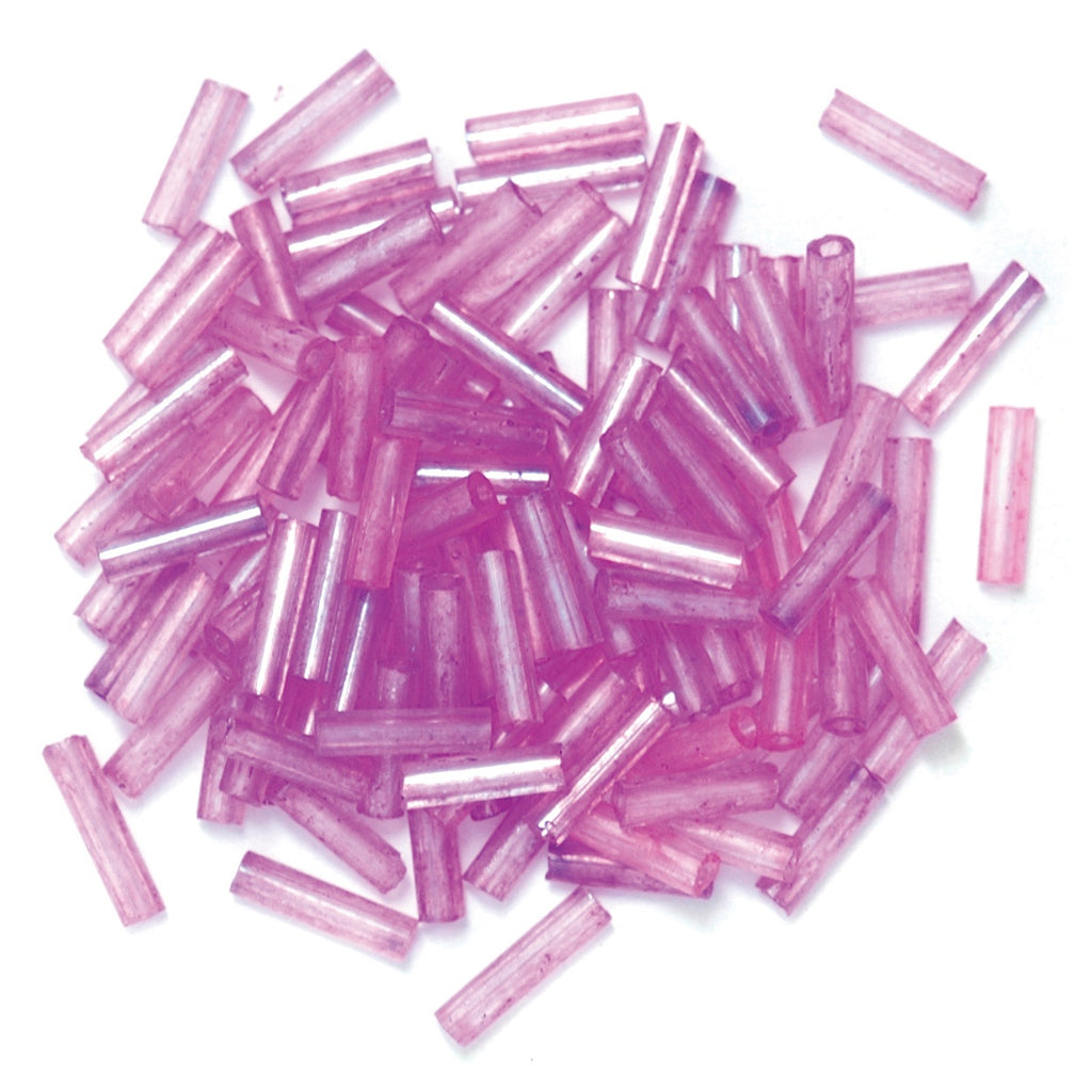 Beads: Bugle: Lilac: 8g
