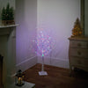 Premier 1.2m Twinkling Lit Birch Tree with 300 Multi Colour LEDs