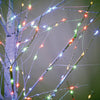 Premier 1.2m Twinkling Lit Birch Tree with 300 Multi Colour LEDs