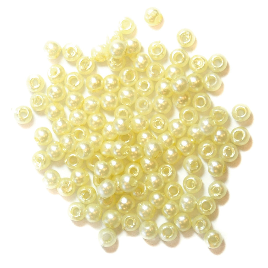 Beads: Pearl: 3mm: Cream: 125