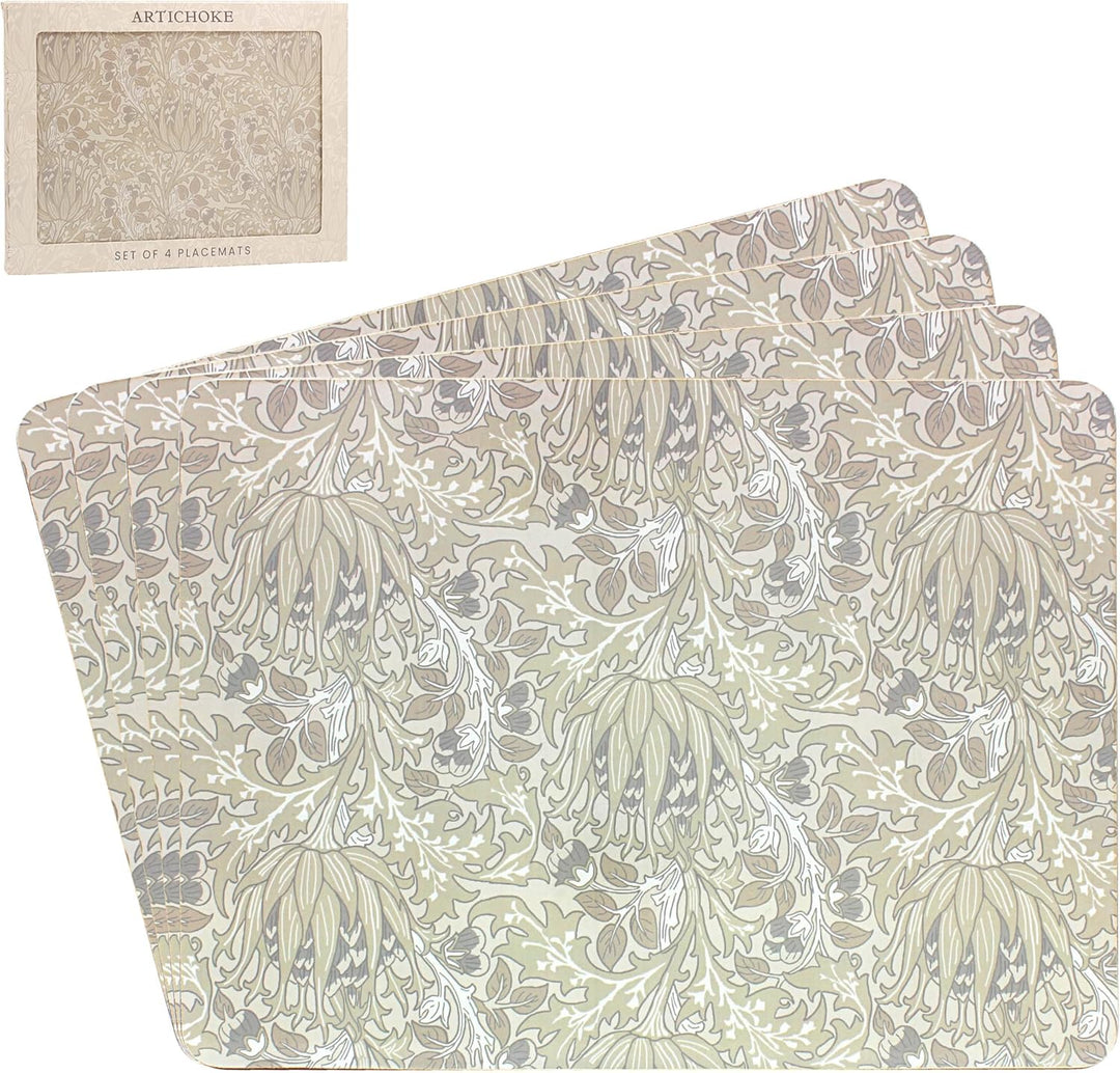 William Morris Artichoke Set of 4 Placemats