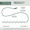 Premier Multi-Action Treebright LED Lights with Timer 750s Red/Warm White