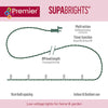 Premier 200 Multi-Action LED SupaBrights Clear Cable with Timer Red/Warm White
