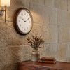Acctim Winchester Wall Clock 31.5cm Dark Wood