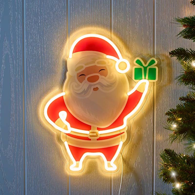 Three Kings NeonEsque Radiant Santa Claus, LV