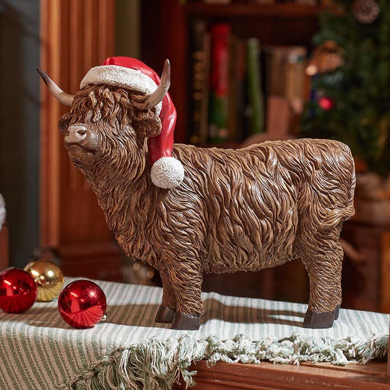 Three Kings Highland Santa Cow