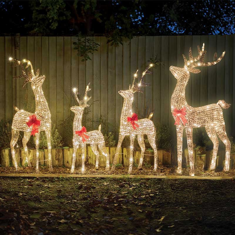 Three Kings GlitterTwist Gold Reindeer 80cm, LV