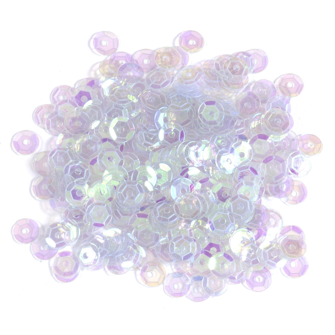 Sequins: Cup: 5mm: Transparent: 400