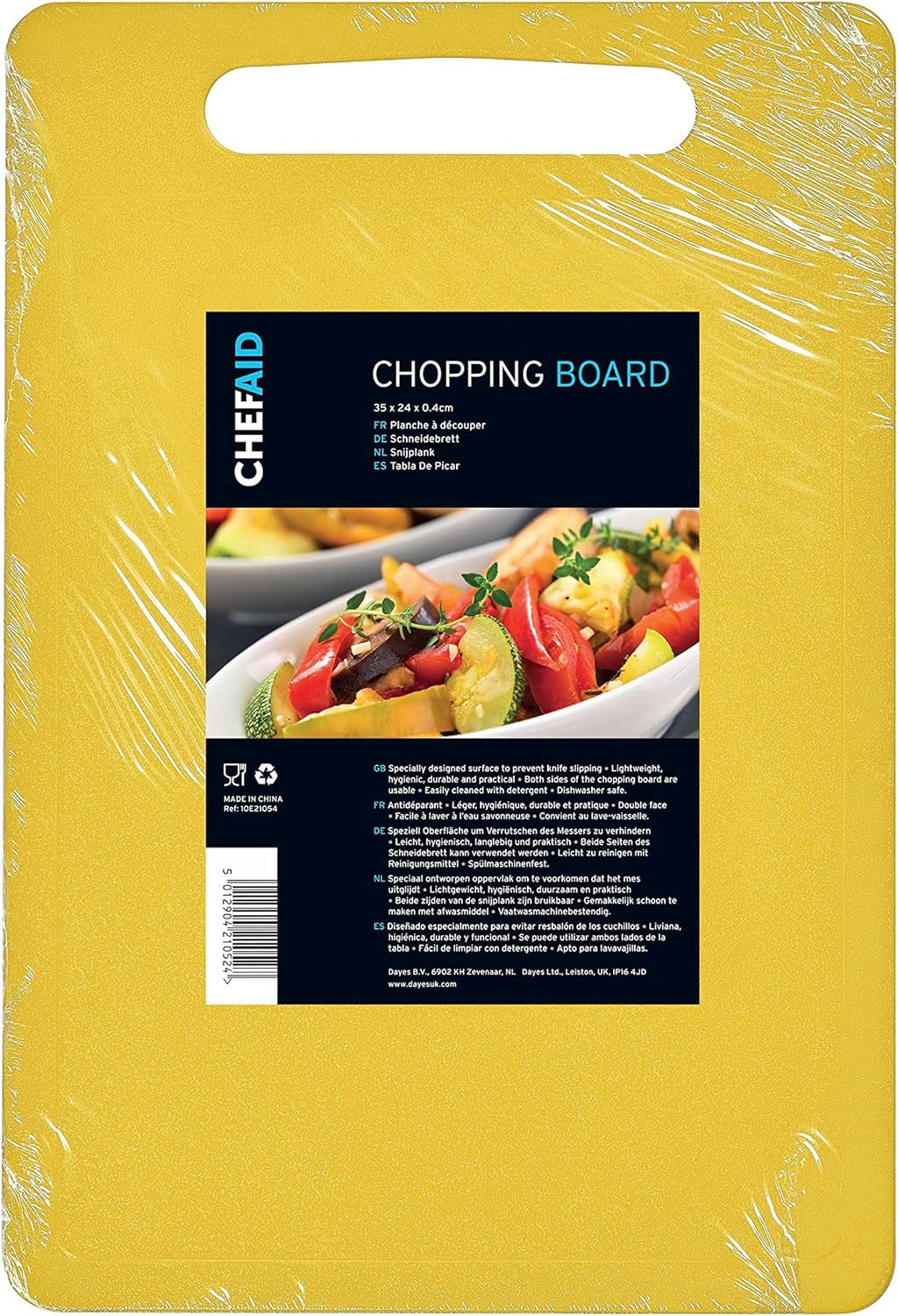 Chef-Aid Chopping Board Yellow Medium