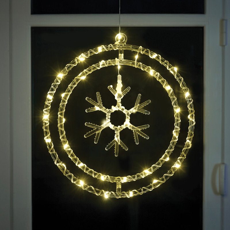 Three Kings SnoFlake Rings! - Warm White, 30cm