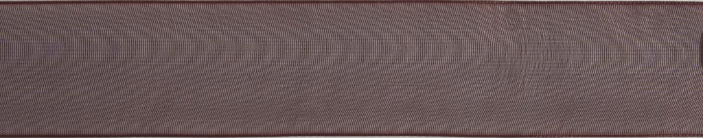 Ribbon: Organdie: 8m x 6mm: Chocolate