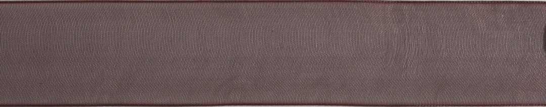 Ribbon: Organdie: 8m x 6mm: Chocolate