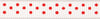 Ribbon: Grosgrain with Spots: 5m x 6mm: Red
