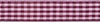 Ribbon: Gingham 2-Colour: 5m x 6mm: Lavender with Plum